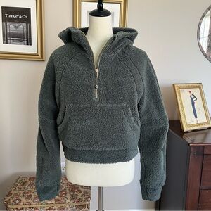 lululemon athletica Dark Forest Sherpa Scuba Half-Zip Hoodie